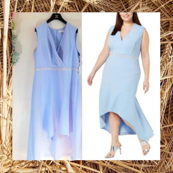 Calvin Klein Dresses & Skirts - CALVIN KLEIN New Periwinkle Blue Plus Size Dress